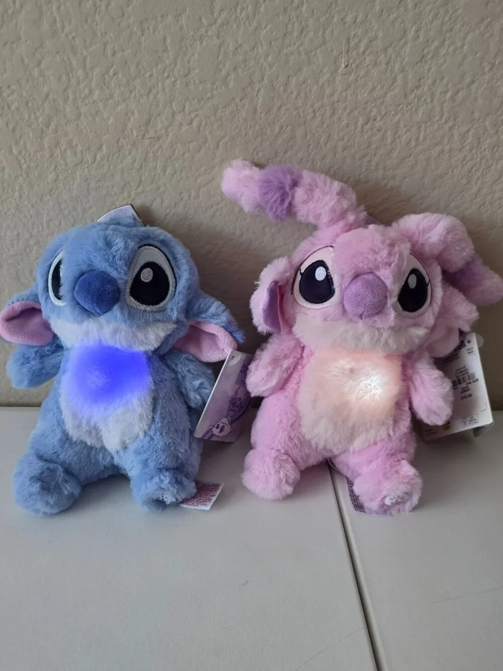 2 Lot Disney X Primark Stitch & Angel Light Up Chest 7